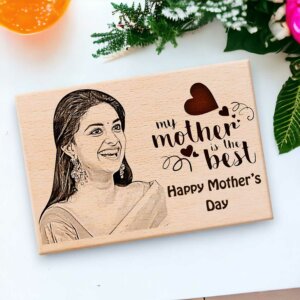 Personalized Wooden Engraved Photo Frame For Mother’s ...