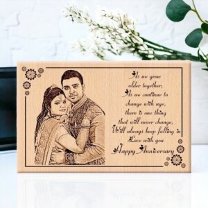 Personalized Wooden Engraved Wedding Photo Frame Gift For An...