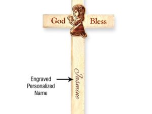 Personalized Girl Named Cross for Christmas (8×4 in)