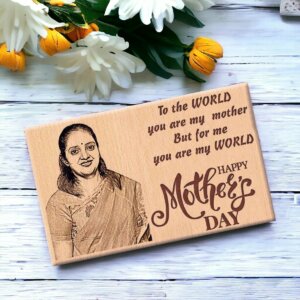 Personalized Engraved Wooden Happy Mothers Day Photo Frame G...