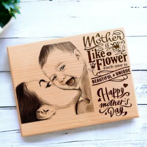 Personalized Engraved Mothers Day Photo Frame (10×8 Inches,...