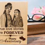 True Love for Couple Special Personalized Photo Plaque (6x4-inch)