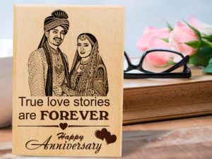 True Love for Couple Special Personalized Photo Plaque (6×4-inch)