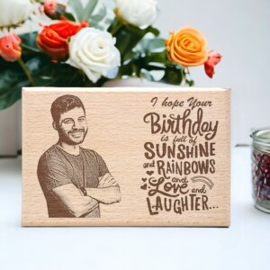 Personalized Engraved Wooden Frame Birthday Gifts For Her an...