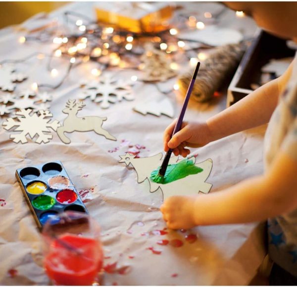 You can decorate these snowflakes