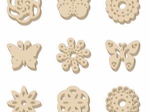 Wooden DIY Snowflakes or Ornaments For Christmas Decorations...