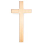 Plain Wooden Cross for Christmas Decoration (Brown, 20x10cm)