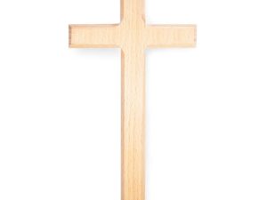 Plain Wooden Cross for Christmas Decoration (Brown, 20x10cm)