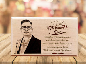 Personalized Wood Retirement Gift for The Men You Love Most ...