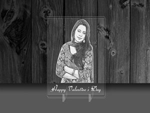 Personalized Valentine’S Day Gift – Photo On Acr...