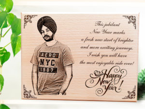 Personalized Engraved Photo Plaque New Year Gift for Boys or...