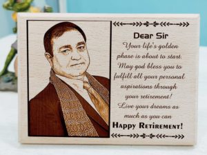 Customized Retirement Gift for Teacher (10 X 8 inches, Wood)