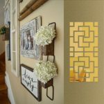 3D Zigzag Golden Wall Decor Stickers For Bedrooms Or Living room