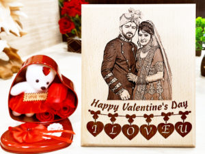 Valentine’s Day Combo Gift of Customized Engraved Fram...