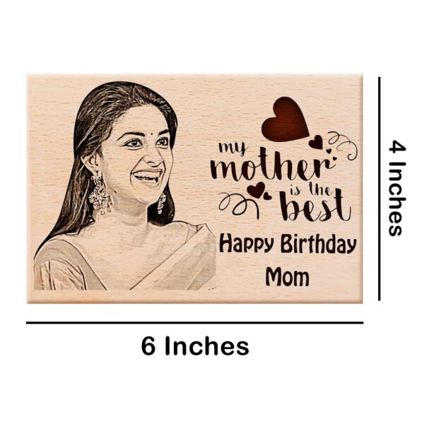 wooden photo frame for mom