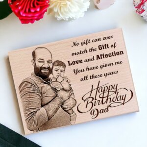 Customized Wooden Picture Frame Best Birthday Gift For Dad F...