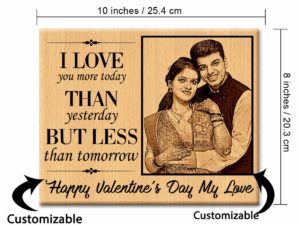 Valentine’s Day Combo Gift of Customized Engraved Fram...