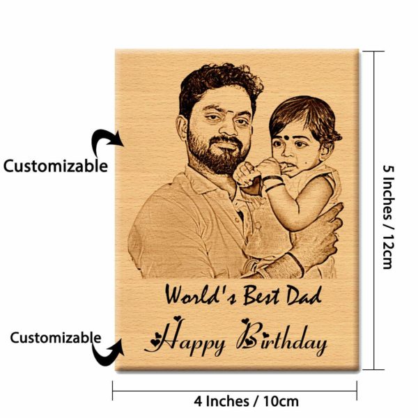 Father's Birthday Frame Size