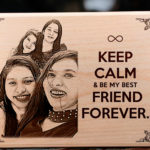 Friendship Day Personalized Wooden Gift for Best Friend