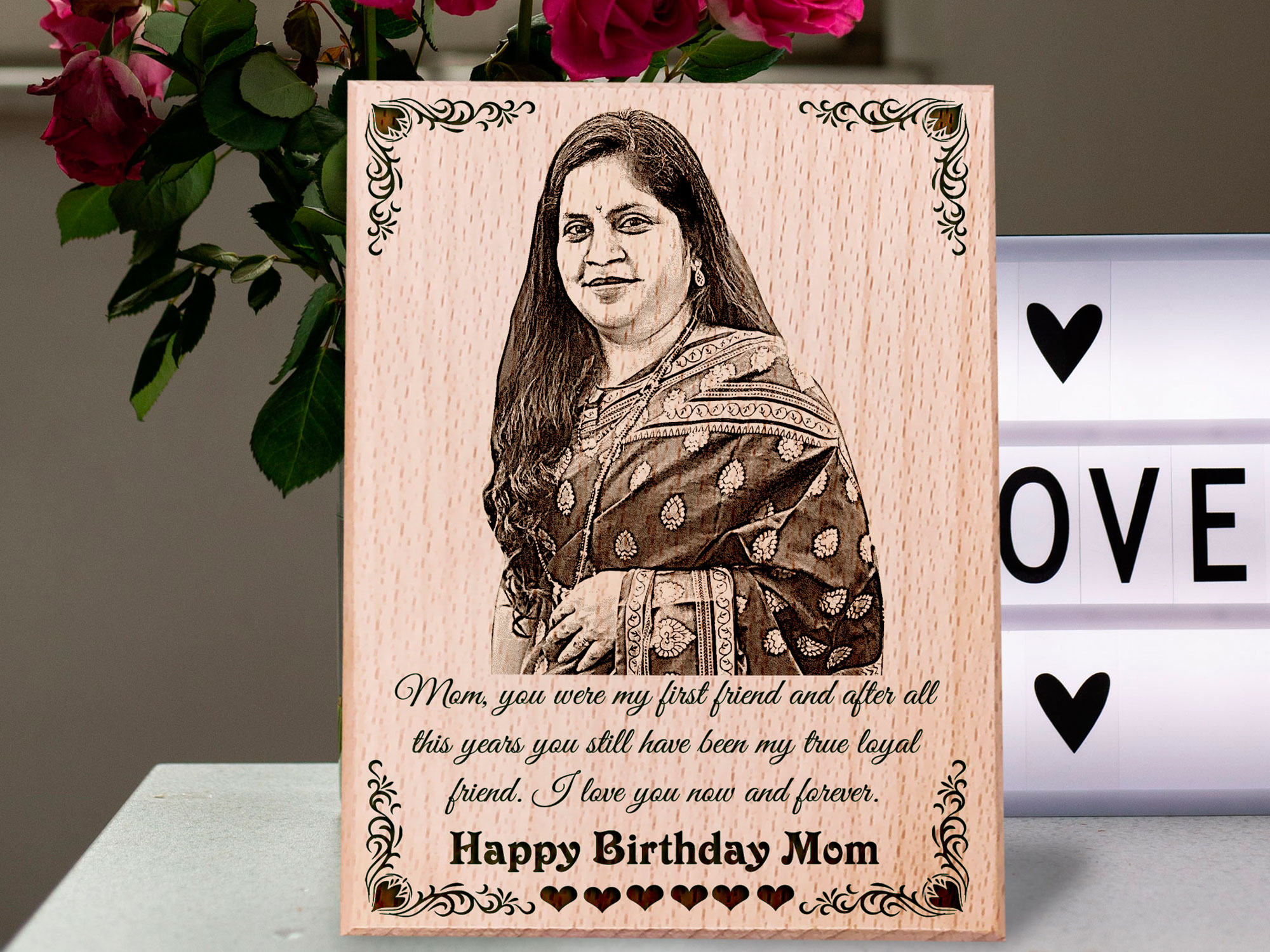 Amazon.com: Mom Birthday Gifts, Mom Friend Gifts, Gift Wood Heart, Wood  Signs Quote for Crafts, Mothers Day Gift, Unique Gift Idea for Her from  Daughter, Wood Signs Quote for Crafts, Meaningful Gifts