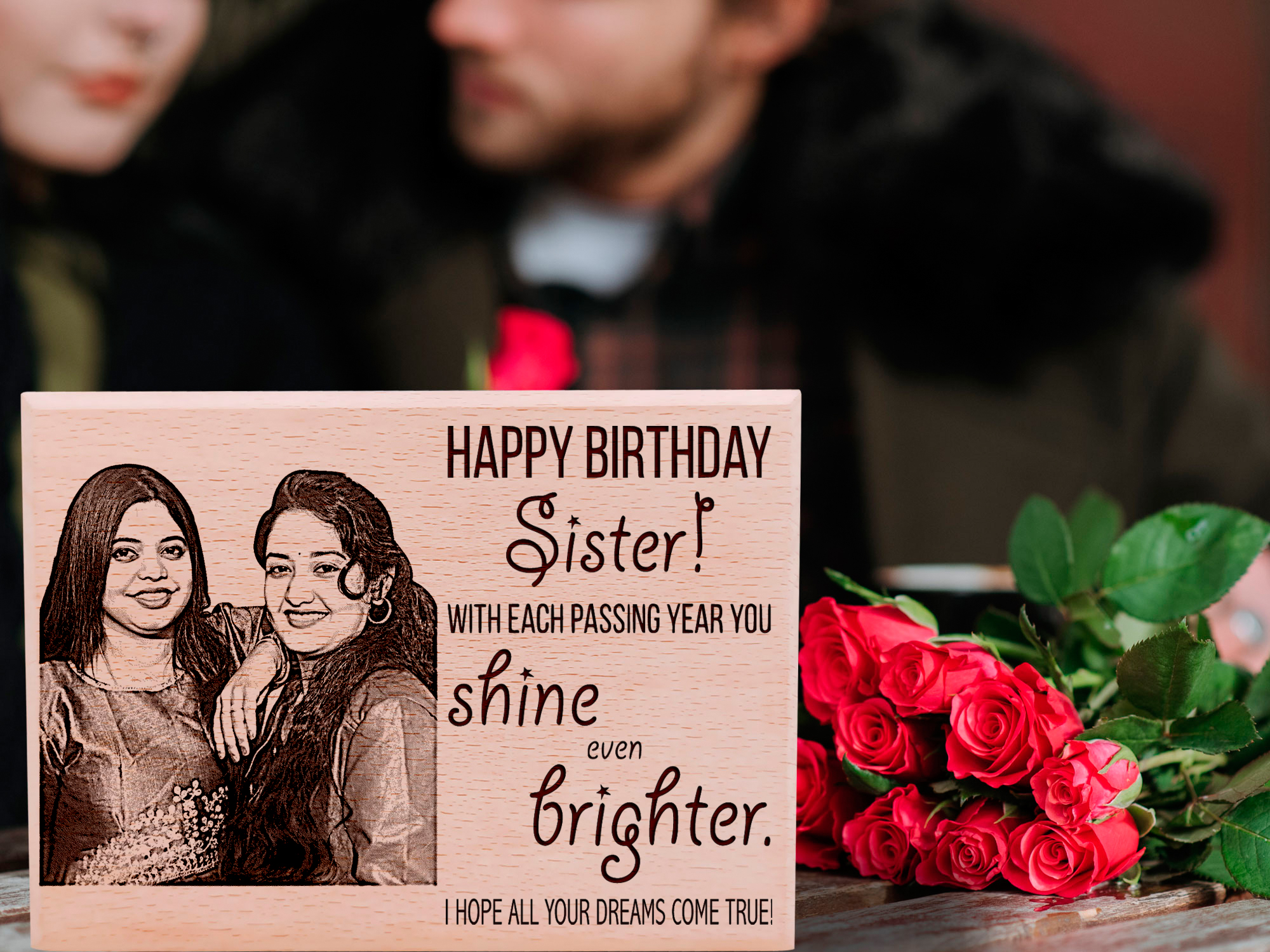 Buy Funny Gifts for Sister, Sister in Law - Sister Gifts from Sister,  Brother - Thank You, Christmas, Birthday Gifts for Sister - Unbiological,  Soul Sister, Big Sister Gifts, Sisters - LEADO