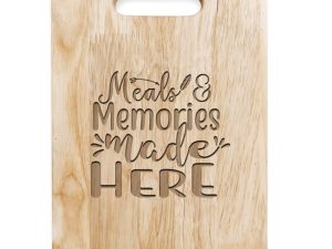 Engraved Chopping Board for Kitchen Wood Gift for Chef/Him/H...