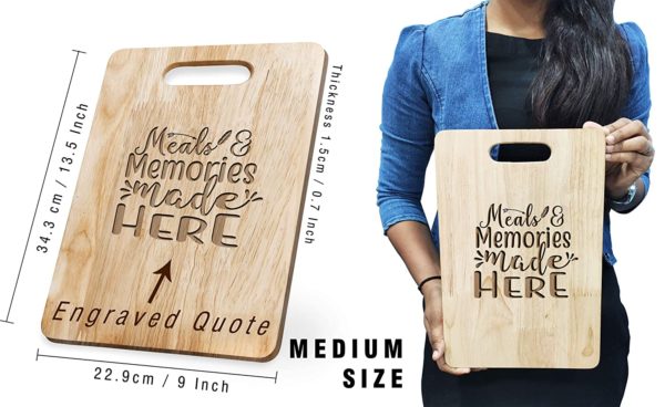 Meals chopping board size