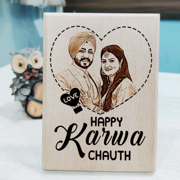 Personalized Karwachoth Gift For Wife