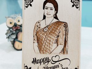 Personalized Photo Wooden Plaque for Women’s Day