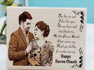 Personalized Wooden Engraved Photo Plaque Valentine Gift for...