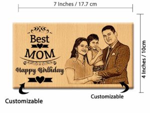 Customized Unique Engraved Photo Frame Birthday Gift For Bea...