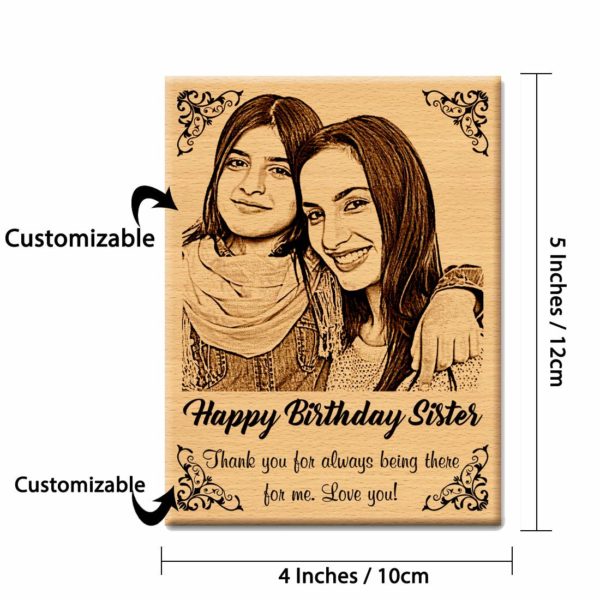 5x4 in Plaque Size
