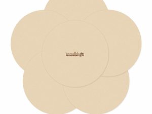 Circle MDF Coasters for Craft (Set of 6, Size 3.5inx3.5in)