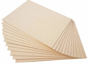 MDF Wood Sheets for Craft Use (Set of 6, 16in x 12in x 4mm)