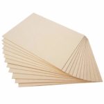 MDF Wood Sheets for Multipurpose Use (Set of 12, 40cm x 30cm x 2mm)