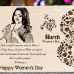 Personalized Photo Engraved on Wood Gifts for Women