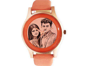 Personalized Engraved Stylish Photo Wrist Watch For Girls or Woman