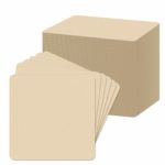 Base for Decoupage (Wood, MDF, Brown, Set of 25, Size 3.5in x 3.5in)