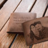 Personalized Engraved Photo Wallet for Men
