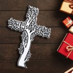 Jesus Small Tree Shaped Cross Christian Gifts for Christmas or Easter Decorations