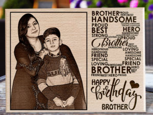 Personalized Engraved Wooden Frame with Photo Gift For Best ...