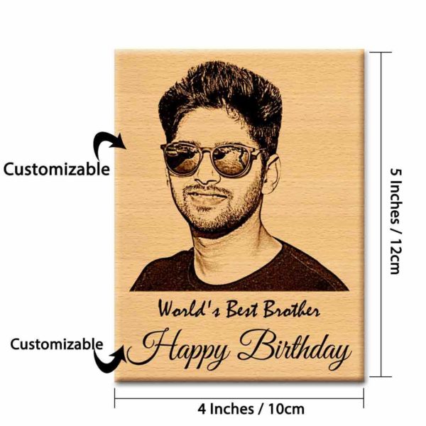 size of 5x4 brother bday