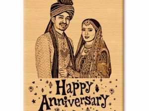 Marriage Anniversary Gift Personalized Engraved Photo Plaque