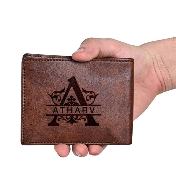 Brown Name Wallet