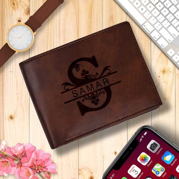 Brown Name Wallet