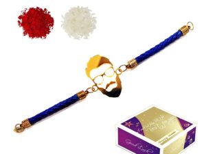 Beard Style Designer Bracelet Incredible Rakhi with Roli Cha...