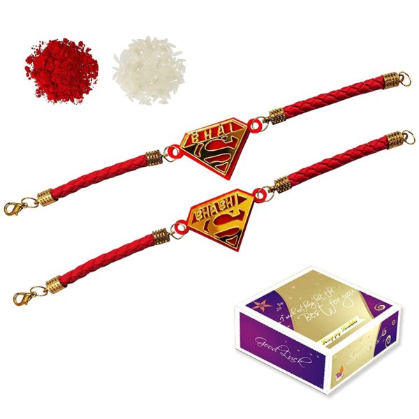 Graceful Om Bracelet Rakhi Combo to India