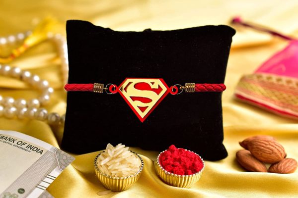 Super Man Designer Bracelet Rakhi