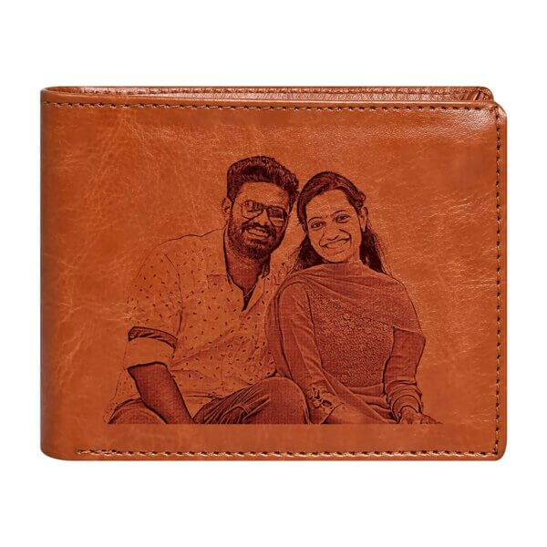 Tan Photo Wallet