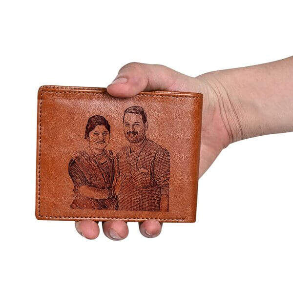 Tan Photo Wallet